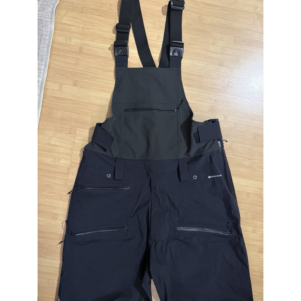 Flylow Smythe Bib Pant Men's Black Medium EUC Ski Snowboard